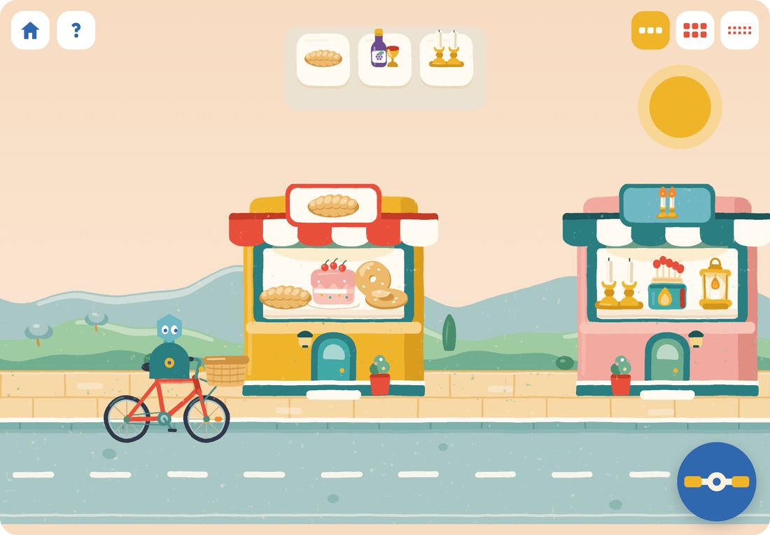 Before Shabbat: a bike ride past the bakery and the candle shop